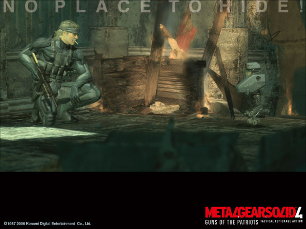 Обои картинки фото видео, игры, metal, gear, solid, guns, of, the, patriots