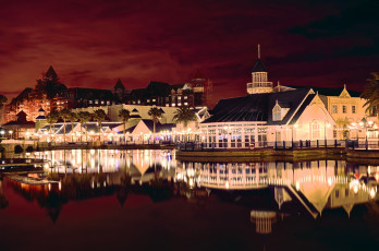 Картинка города -+огни+ночного+города южная африка порт-элизабет ночь огни зарево