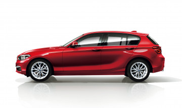 Картинка автомобили bmw 118i fashionista f20 2015г красный