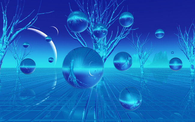 Обои картинки фото 3д графика, шары , balls, фон, шары