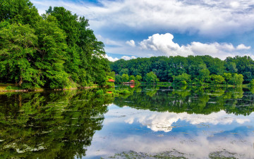 Картинка природа реки озера отражение озеро