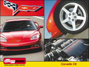 Картинка corvette c6 автомобили фрагменты автомобиля