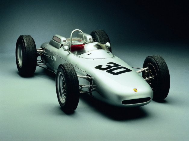 Обои картинки фото 1962, porsche, type, 804, formula, автомобили