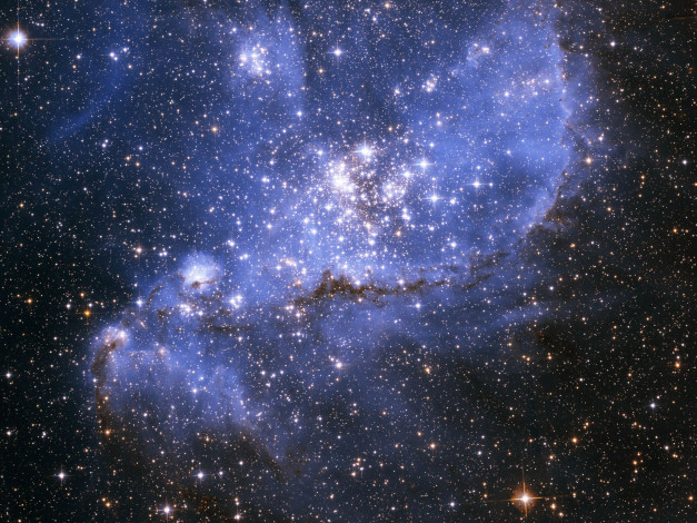 Обои картинки фото ngc346, космос, галактики, туманности