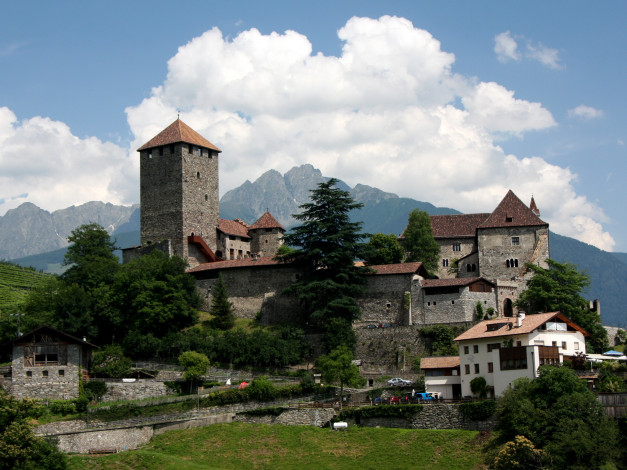 Обои картинки фото италия, tirolo, города, панорамы