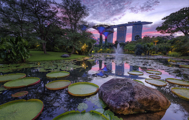 Обои картинки фото singapore, города, сингапур , сингапур, панорама