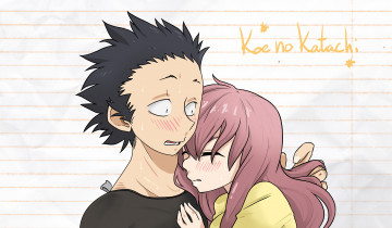 Картинка аниме koe+no+katachi форма голоса