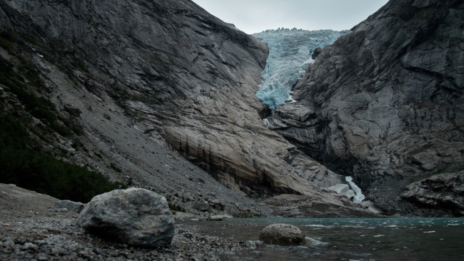 Обои картинки фото природа, айсберги и ледники, ледник, вода, скалы