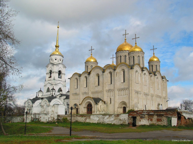 Обои картинки фото владимир, города, православные, церкви, монастыри