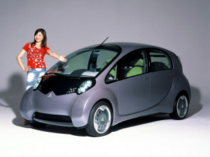 Картинка mitsubishi concept автомобили авто девушками