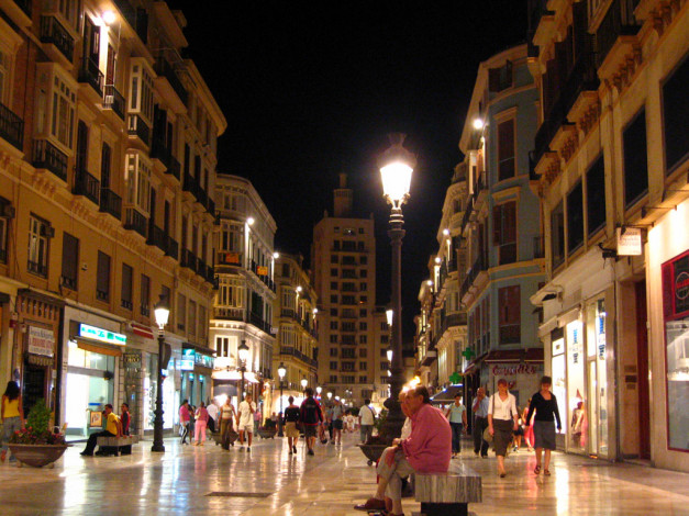 Обои картинки фото malaga, spain, города, улицы, площади, набережные