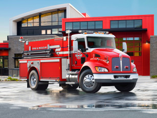 Картинка автомобили пожарные машины kenworth