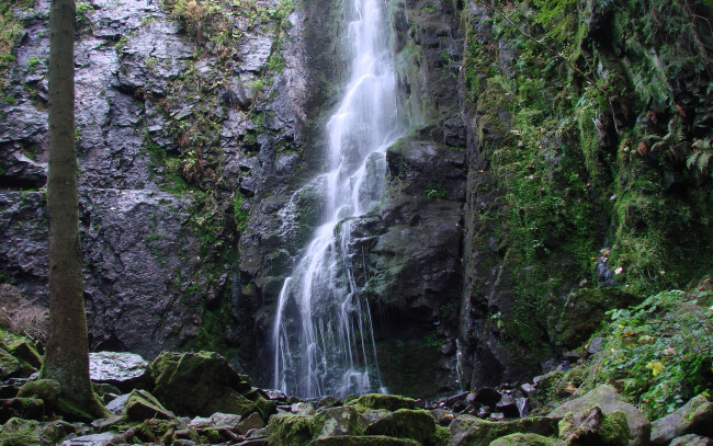 Обои картинки фото природа, водопады, камни, вода