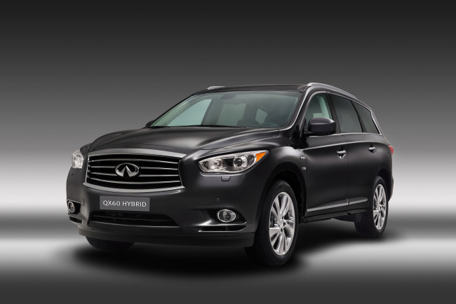 Обои картинки фото автомобили, infiniti, qx60, темныйф, 2014г, l50, cn-spec, hybrid