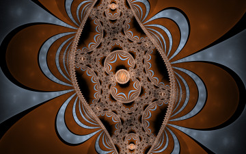 Картинка 3д+графика фракталы+ fractal фон цвета узор