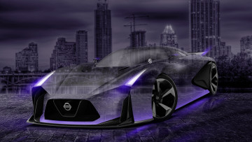Картинка nissan+gtr-2020+concept+crystal+city+car+2015 автомобили 3д nissan gtr-2020 concept crystal city car 2015
