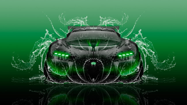 Обои картинки фото bugatti vision gran turismo super water car 2016, автомобили, 3д, bugatti, vision, gran, turismo, super, water, car, 2016