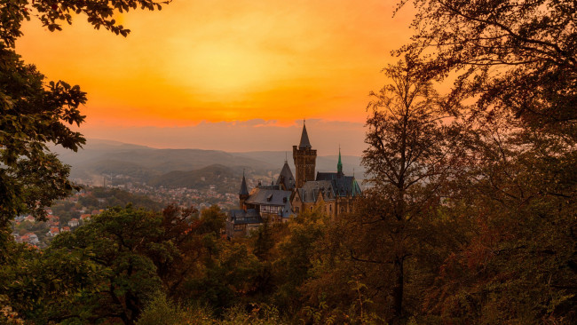 Обои картинки фото wernigerode castle, города, замки германии, wernigerode, castle