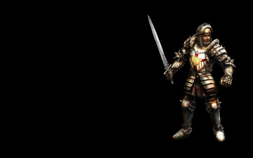 обоя видео игры, gothic ii, рыцарь, меч