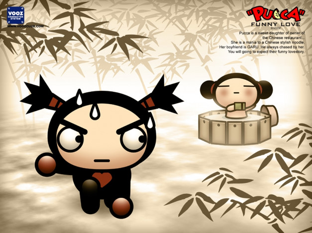 Обои картинки фото мультфильмы, pucca