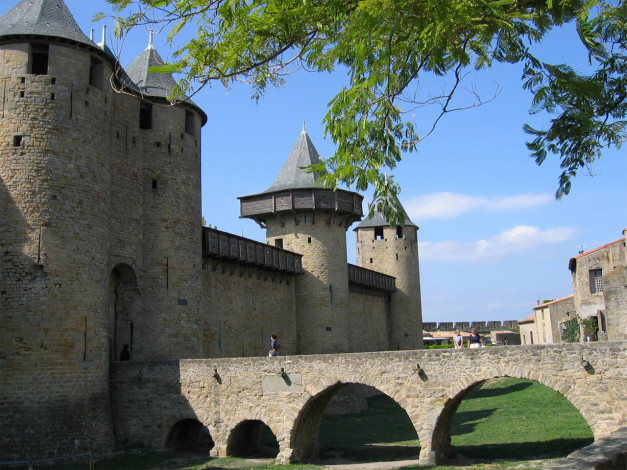 Обои картинки фото carcassonne, france, города, дворцы, замки, крепости