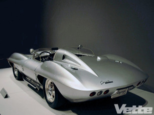 Картинка 1959 corvette sting ray concept автомобили
