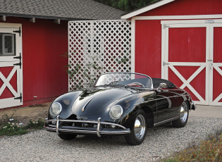 обоя porsche, 356a, 1600, de, luxe, speedster, автомобили