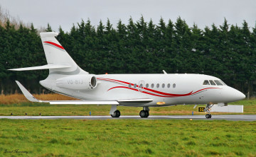 обоя falcon 2000lx, авиация, пассажирские самолёты, бизнес-класс, франция, dassault, aviation