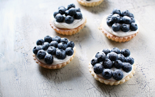 Обои картинки фото blueberry tart, еда, пирожные,  кексы,  печенье, чкрника, ягоды, тарталетки, blueberry, tart