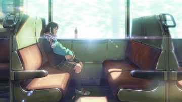 Картинка автор +isai+shizuka аниме unknown +другое поезд девочка
