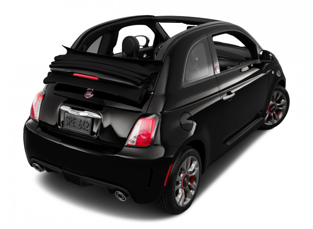 Обои картинки фото автомобили, fiat, 500c, gq, us-spec, 2014г