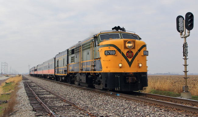 Обои картинки фото техника, поезда, рельсы, состав, локомотив, дорога, железная