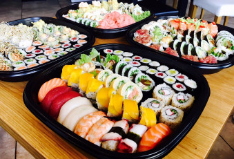Картинка еда рыба +морепродукты +суши +роллы суши роллы имбирь наборы ассорти