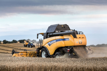 Картинка техника комбайны new holland