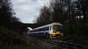 обоя видео игры, train sim world 2, поезд, железная, дорога, мост