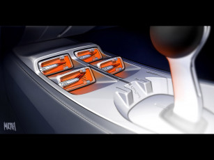 Картинка chevrolet camaro concept drawing console автомобили рисованные