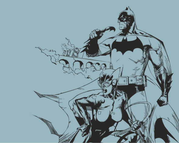 Обои картинки фото batman, рисованные, комиксы