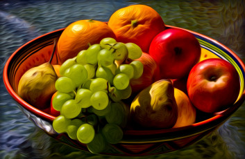 Картинка разное компьютерный+дизайн фрукты ягоды
