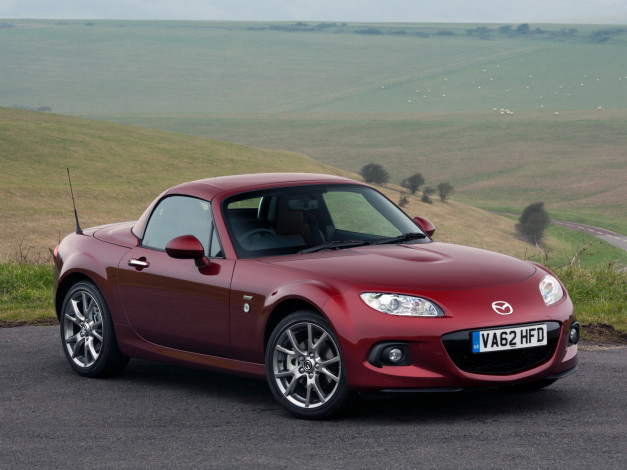 Обои картинки фото автомобили, mazda, venture, mx-5, roadster-coupe, красный, 2013, nc2