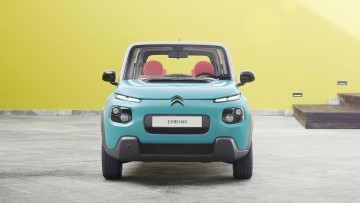 Картинка citroen+e-mehari+blue+2017 автомобили citroen ds 2017 e-mehari blue