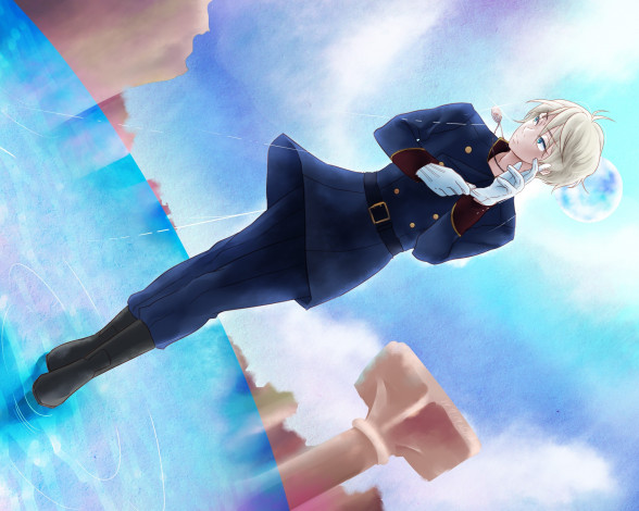 Обои картинки фото аниме, aldnoah zero, slaine, troyard