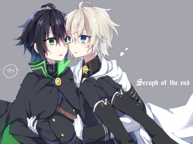 Обои картинки фото аниме, owari no seraph, юичиро, микаэла