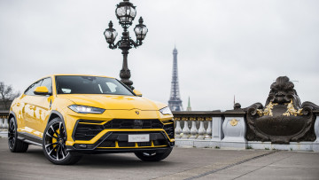 Картинка lamborghini+urus+2019 автомобили lamborghini жёлтый urus 2019