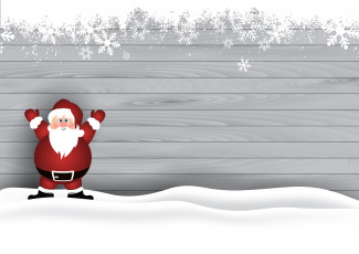 Картинка праздничные векторная+графика+ новый+год санта клаус дед мороз