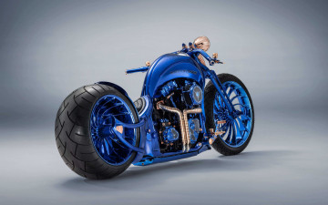 обоя 2019 harley davidson blue edition, мотоциклы, customs, американские, чоппер, синий, роскошный