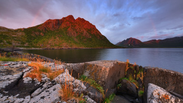 Картинка природа реки озера норвегия остров сенья