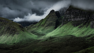 обоя природа, горы, остров, скай, шотландия