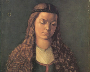 Картинка альбрехт дюрер девушка распущенными волосами рисованные albrecht durer