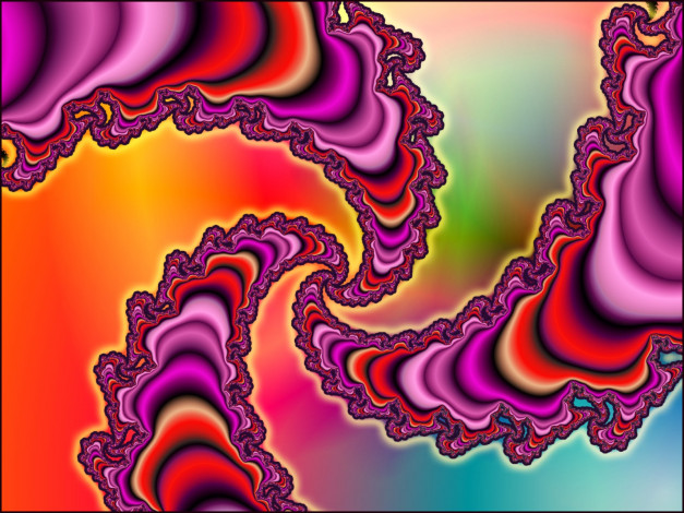Обои картинки фото 3д, графика, fractal, фракталы, цвета