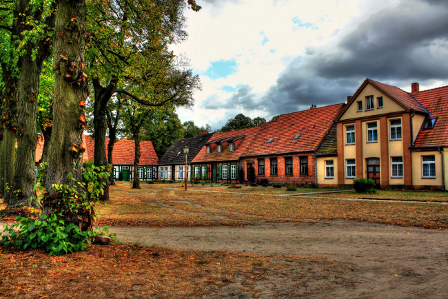 Обои картинки фото ludwigslust, германия, города, улицы, площади, набережные, дома, улица